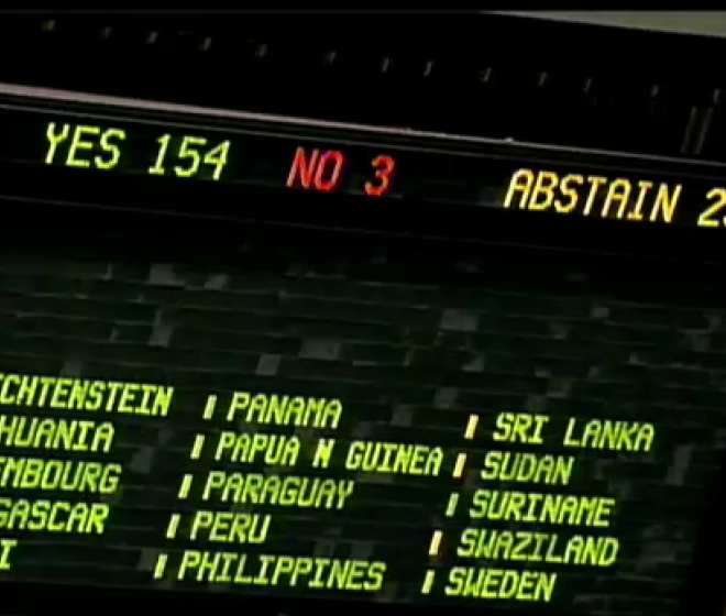 Arms Trade Treaty agreed by overwhelming majority of states