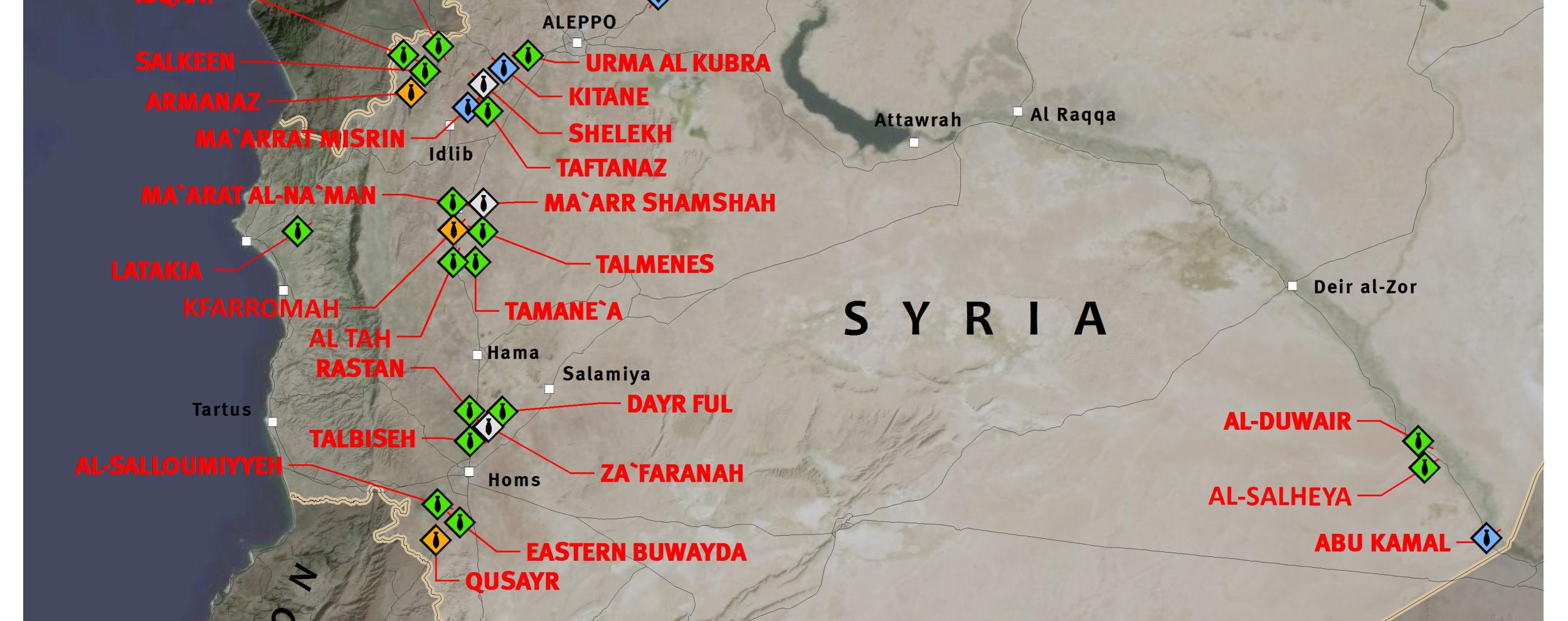 Hrw 2012mena Syria Clusters Map