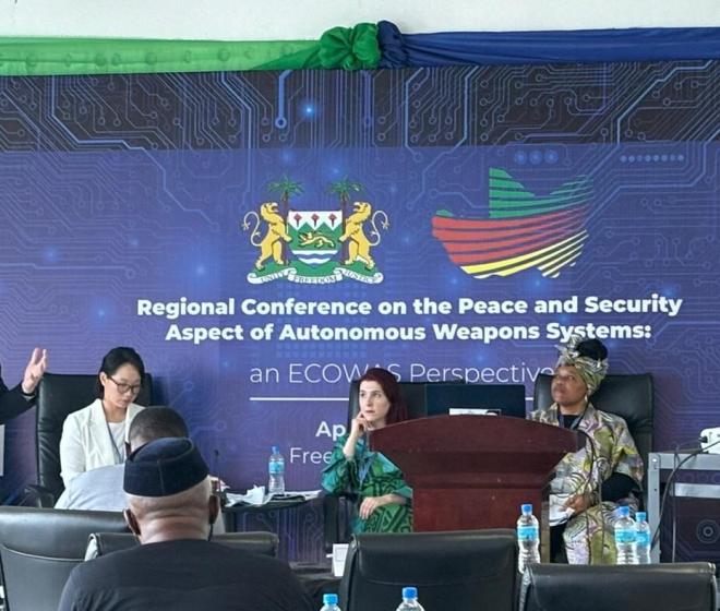 Sierra Leone Regional Conference on the Peace and Security Aspect of Autonomous Weapons Systems