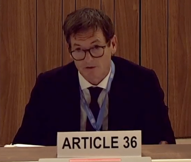 Article 36 statement delivered by Richard Moyes, CCW Meeting of State Parties, 16 November 2023