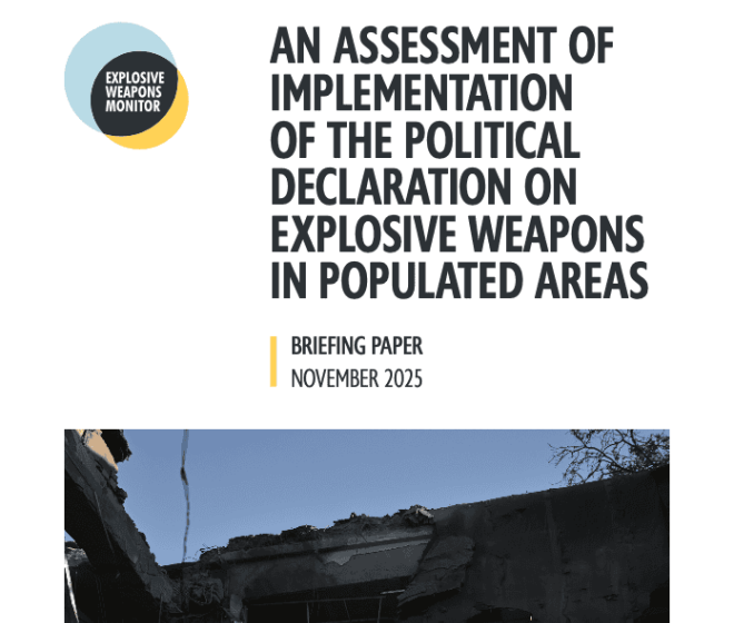 Assessing Global Implementation of the EWIPA Political Declaration