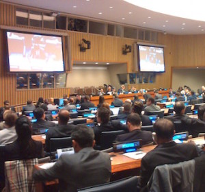 Conference room at the UN General Assembly First Committee, 2015